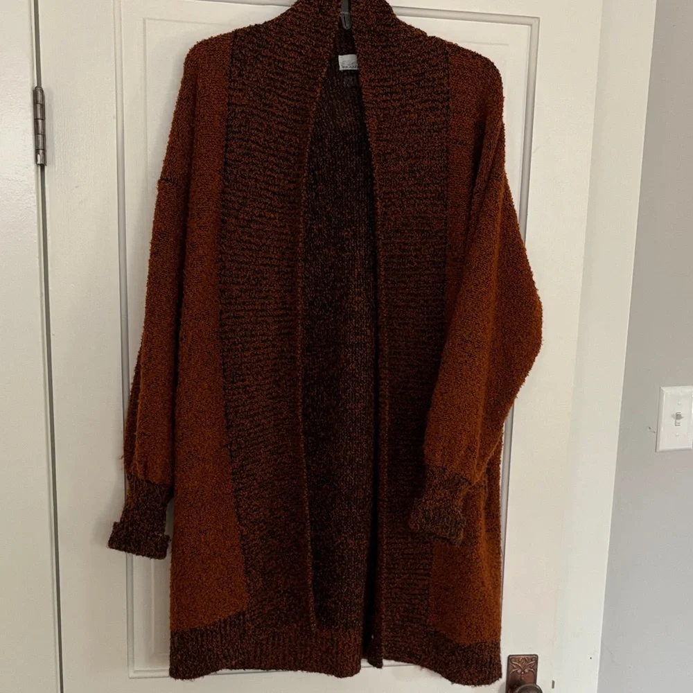 Cozy‎ Brown Knit Cardigan